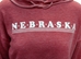 Womens Nebraska Campus Cropped Hoodie - ZW-6H501