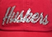 Womens Sequined Huskers Strapback - HT-D7105