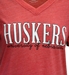 Womens University Of Nebraska Huskers V-Neck - AT-F7253