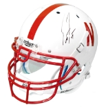 Coach Frost Autographed Authentic Nebraska Helmet