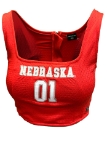 Womens Nebraska Jersey Corset