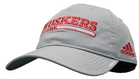 Adidas 2021 Husker Bar Coaches Slouch Lid - Gray