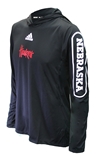 Adidas 2021 Official Huskers Sideline Hooded Training LS Tee - Black