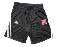 Adidas Nebraska 3 Stripe Knit Short - Black