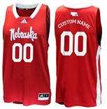 Adidas Nebraska Basketball Custom Jersey