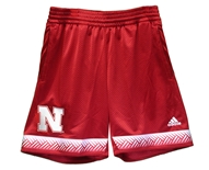 Adidas Nebraska Basketball Swingman Shorts