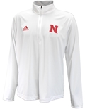 Adidas Nebraska Knit UTL Quarter Zip - White