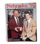 Coach Osborne Autographed 1992 Media Guide