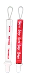 Huskers 2 Pack Pacifier Clips