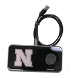 Huskers 3 In 1 Glass Wireless Charging Pad