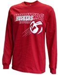 Huskers Huskers Huskers LS Volleyball Tee