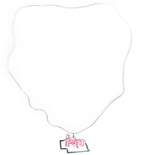 Huskers State Charm Necklace