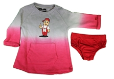 Infant Girls Nebraska Dawn Dye Lil Red Bloomer Set