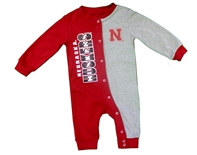 Infant LS Huskers Halftime Coverall
