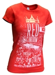Ladies Red Kingdom Volleyball Tee