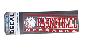 Nebraska Basketball Decal
