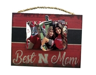 Nebraska Best N Mom Clip Frame Sign