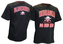 Nebraska Blackshirts Go Big Red Barrel Tee
