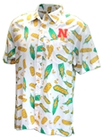 Nebraska Corn Cob Button Up Shirt