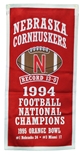 Nebraska Cornhuskers 1994 Football Champions Banner