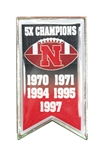 Nebraska Football Champions Lapel Pin