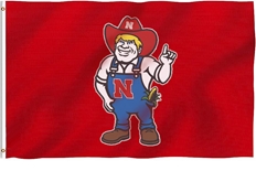 NEW HERBIE!  Nebraska Herbie Husker 3 By 5 Flag With Grommets
