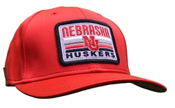 Nebraska Huskers Cool Fit Stretch Cap - Red