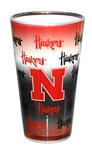 Nebraska Huskers Impact Pint Glass