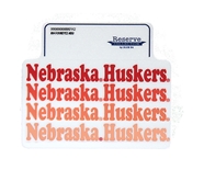 Nebraska Huskers Repeat Sticker