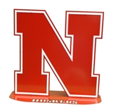 Nebraska Huskers Steel Logo Stand