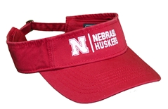 Nebraska Huskers Tennis Visor - Red