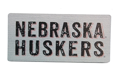 Nebraska Huskers Wood Magnet