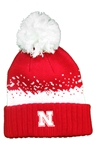 Nebraska Iceman Speckled Pom Knit