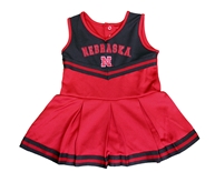 Nebraska Infant Girls Pinky Cheer Dress