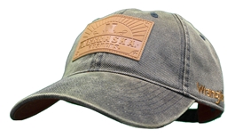 Nebraska Leather Patch Wrangler Cap