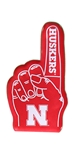 Nebraska Number One Fan Finger Fridge Magnet