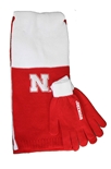 Nebraska Scarf N Glove Set