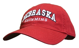 Nebraska Swimming Hat