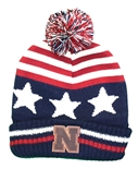 Nebraska USA Flag Cuffed Knit