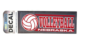 Nebraska Volleyball Decal