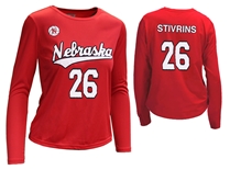 Nebraska Volleyball Stivrins Number 26 Jersey