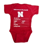 Nebraska Welcome To The World Newborn Creeper