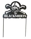 Steel Blackshirts Yard Stake