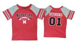 Toddler Boys Nebraska Huskers Football Jersey Tee