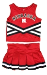 Toddler Girls Nebraska Carousel Cheerleader Set