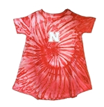Toddler Girls Nebraska Tie Dye Dress