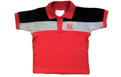 Toddler Nebraska Color Block Polo Shirt