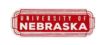 University Of Nebraska Wooden Magnet 