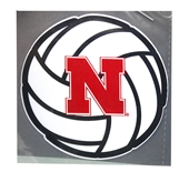Volleyball N Logo Decal