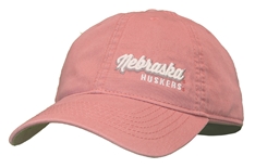 Womens Dusty Rose Nebraska Huskers Cap